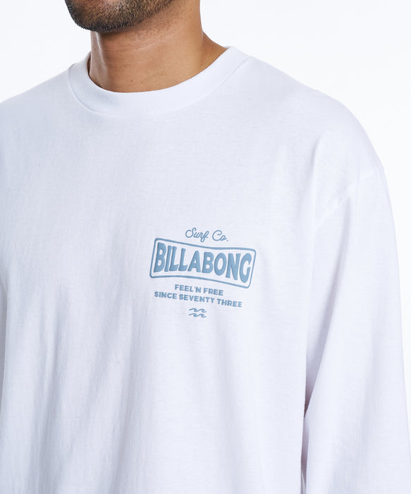 BILLABONG メンズ BEACH SIGN ロンT 【2026年春夏モデル】 WHT / XL