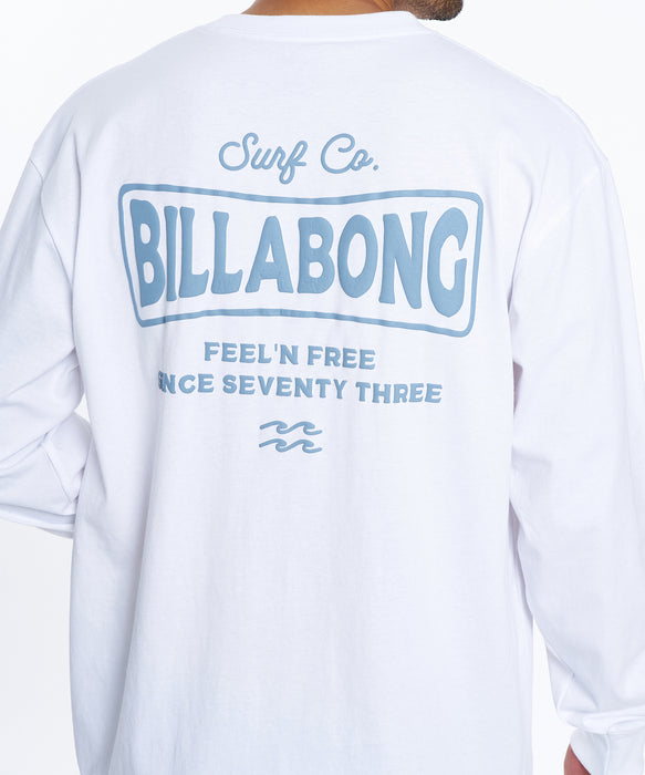 BILLABONG メンズ BEACH SIGN ロンT 【2026年春夏モデル】 WHT / XL