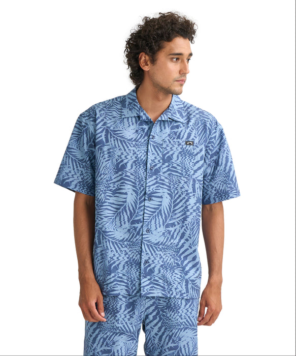 BILLABONG メンズ SUBMERSIBLE SHIRTS 半袖シャツ 【2026年春夏モデル】 NVY / XL