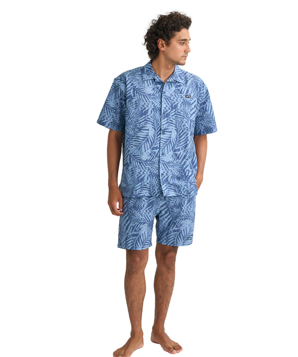 BILLABONG メンズ SUBMERSIBLE SHIRTS 半袖シャツ 【2026年春夏モデル】 NVY / XL