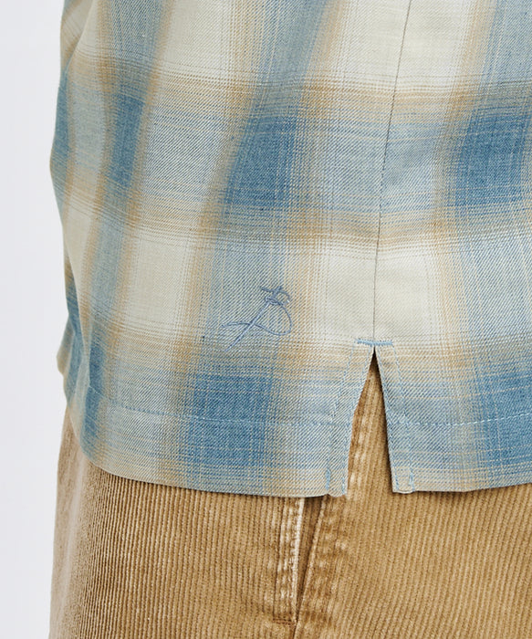 BILLABONG メンズ GARAGE SHIRTS 半袖シャツ 【2026年春夏モデル】 BLU / XL