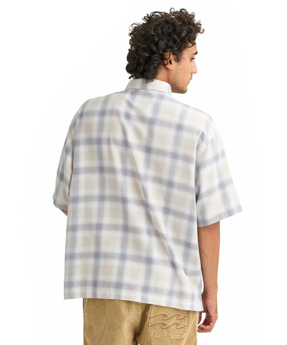 BILLABONG メンズ GARAGE SHIRTS 半袖シャツ 【2026年春夏モデル】 GRY / XL