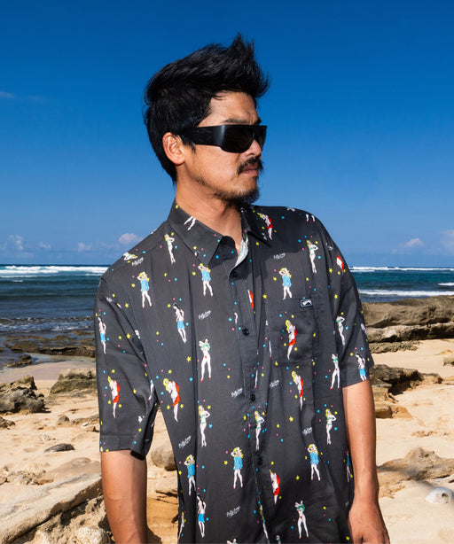 BILLABONG メンズ 【BILLABONG GALLERY -MEGUMU-】PIN UP GIRL 半袖