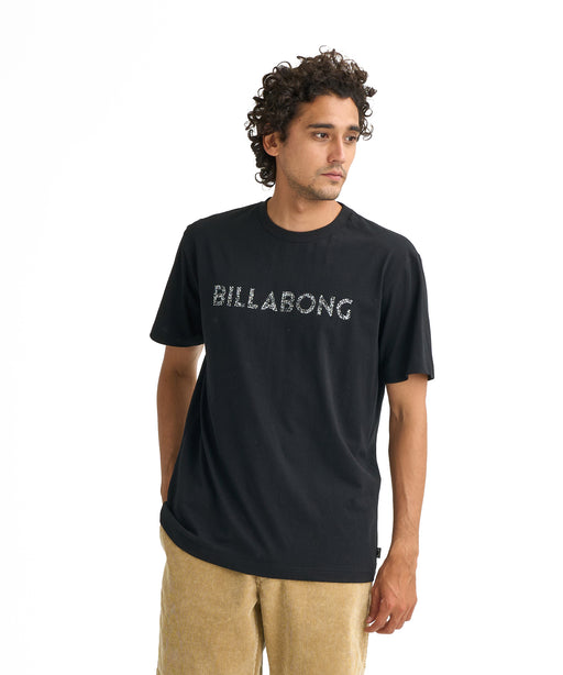BILLABONG メンズ UNITY LOGO Tシャツ 【2026年春夏モデル】 BLK / XL