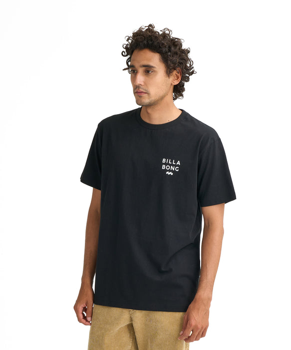 BILLABONG メンズ SQUARE Tシャツ 【2026年春夏モデル】 BLK / XL