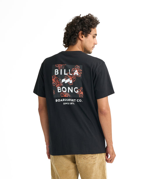 BILLABONG メンズ SQUARE Tシャツ 【2026年春夏モデル】 BLK / XL