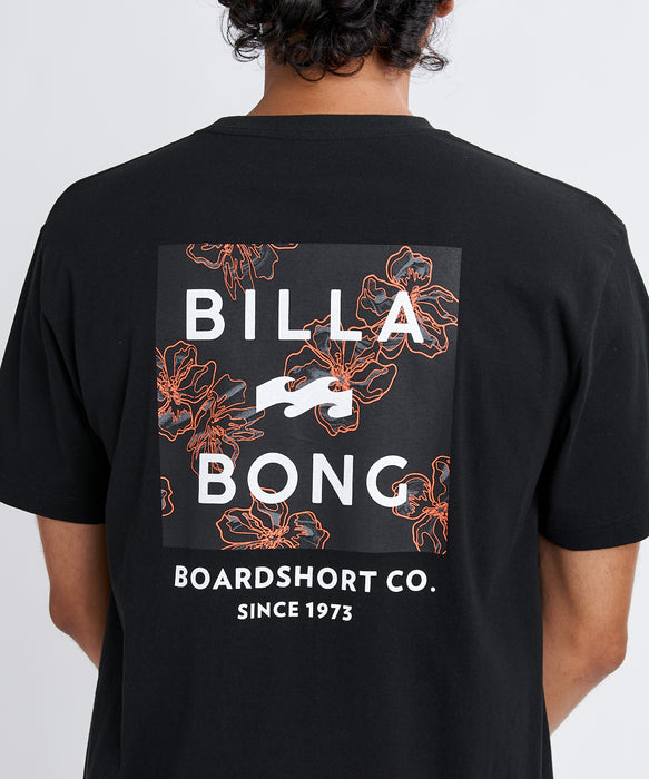 BILLABONG メンズ SQUARE Tシャツ 【2026年春夏モデル】 BLK / XL