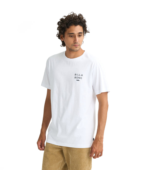 BILLABONG メンズ SQUARE Tシャツ 【2026年春夏モデル】 WHT / XL