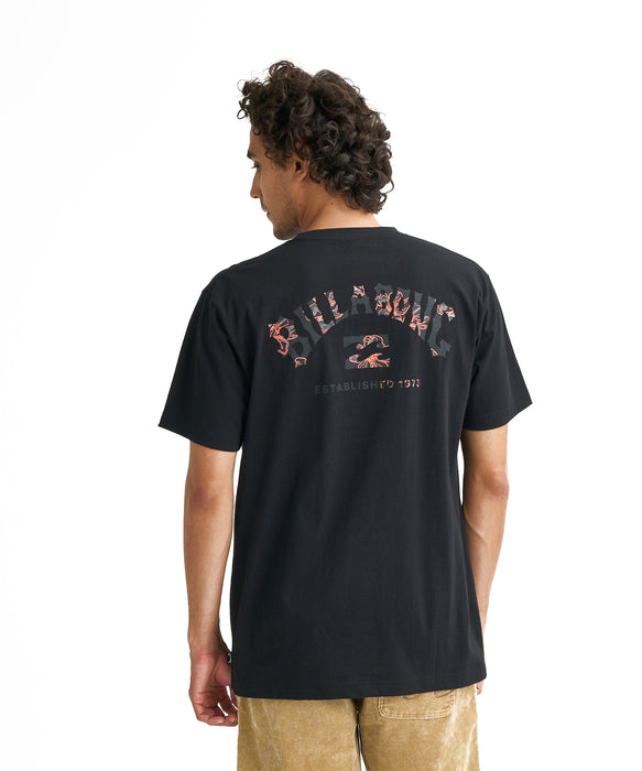 BILLABONG メンズ ARCH Tシャツ 【2026年春夏モデル】 BLK / L