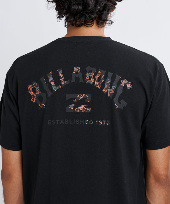 BILLABONG メンズ ARCH Tシャツ 【2026年春夏モデル】 BLK / L