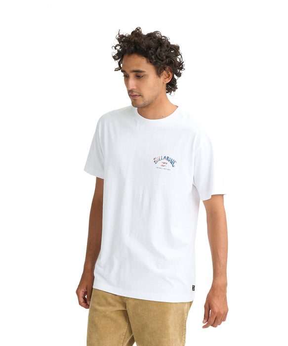 BILLABONG メンズ ARCH Tシャツ 【2026年春夏モデル】 WHT / L