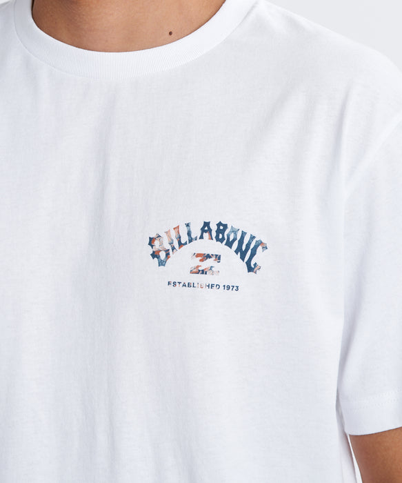 BILLABONG メンズ ARCH Tシャツ 【2026年春夏モデル】 WHT / L