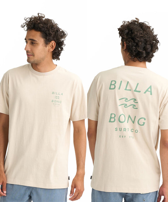 【SALE】BILLABONG メンズ 【REGULAR FIT】【USAコットン】ONE TIME Tシャツ 【2026年春夏モデル】