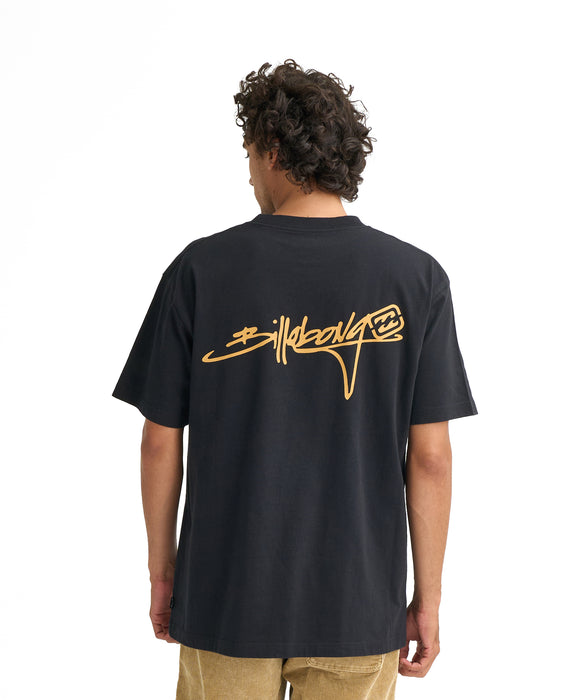 BILLABONG メンズ 【OVER FIT】SCRIPT LOGO Tシャツ 【2026年春夏モデル】