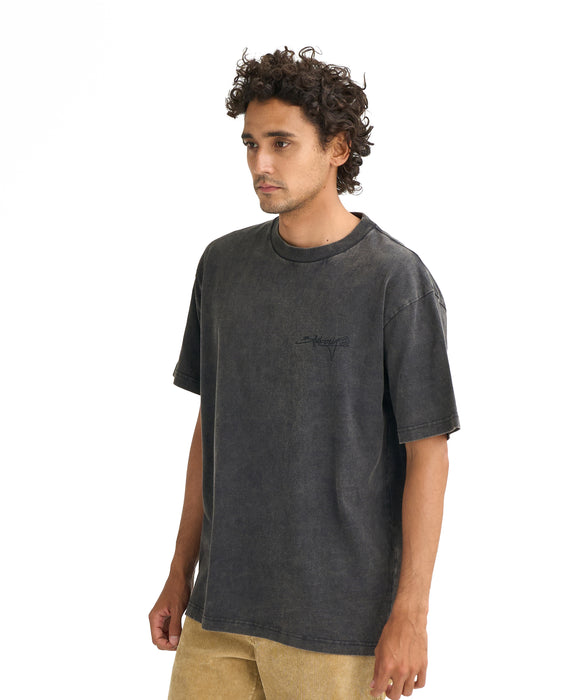 BILLABONG メンズ SCRIPT LOGO Tシャツ 【2026年春夏モデル】 BWH / XL