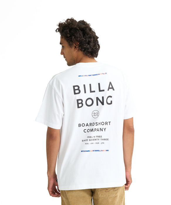 BILLABONG メンズ SUNBLOCK Tシャツ 【2026年春夏モデル】 WHT / XL