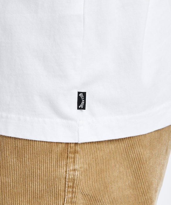 BILLABONG メンズ THEME ARCH Tシャツ 【2026年春夏モデル】 WHT / XL