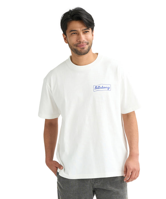 BILLABONG メンズ SIGN Tシャツ 【2026年春夏モデル】 CRM / XL