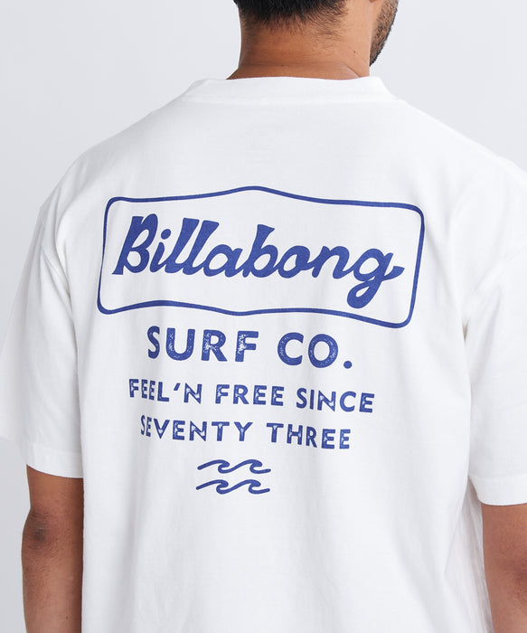 BILLABONG メンズ SIGN Tシャツ 【2026年春夏モデル】 CRM / XL