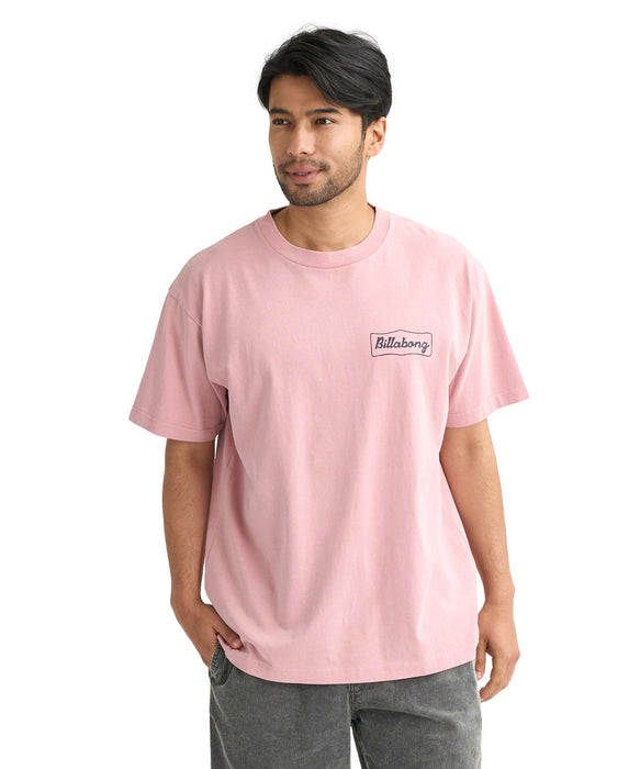 BILLABONG メンズ SIGN Tシャツ 【2026年春夏モデル】 FAR / XL