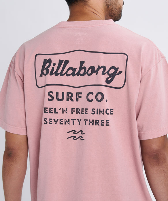 BILLABONG メンズ SIGN Tシャツ 【2026年春夏モデル】 FAR / XL