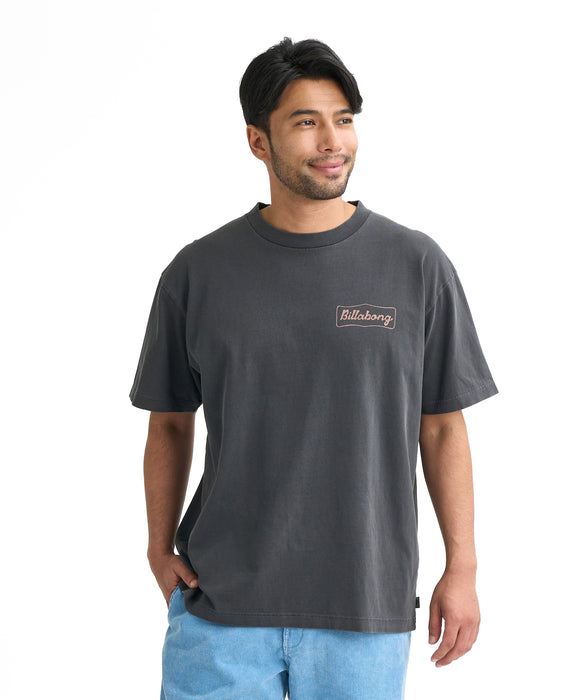 BILLABONG メンズ SIGN Tシャツ 【2026年春夏モデル】 WAA / XL