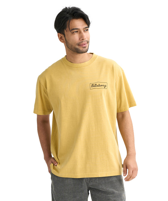 BILLABONG メンズ SIGN Tシャツ 【2026年春夏モデル】 YEK0 / XL