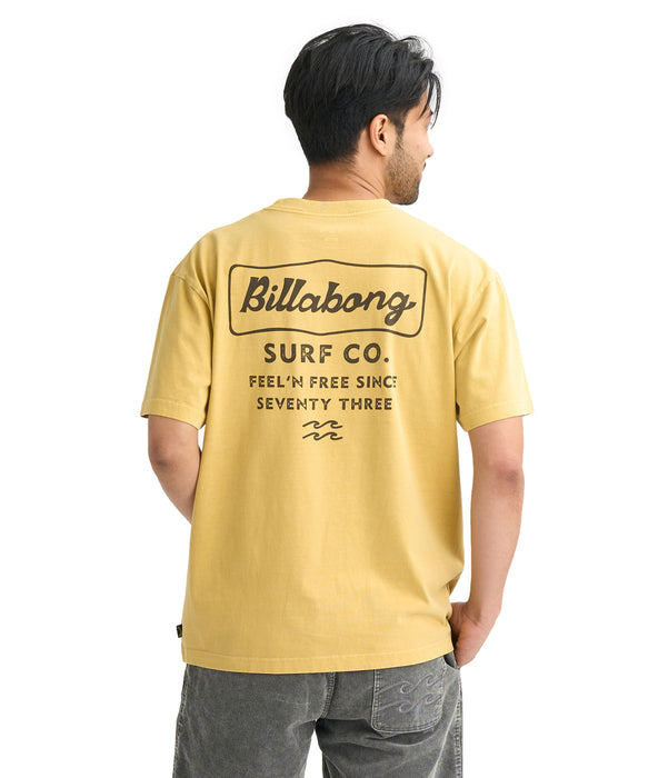 BILLABONG メンズ SIGN Tシャツ 【2026年春夏モデル】 YEK0 / XL