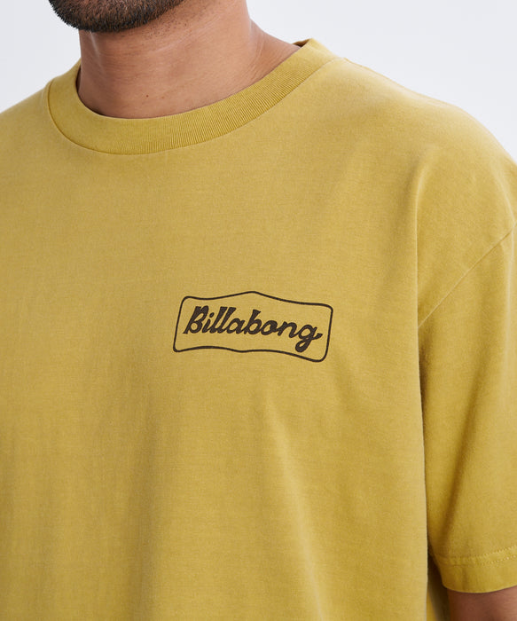 BILLABONG メンズ SIGN Tシャツ 【2026年春夏モデル】 YEK0 / XL