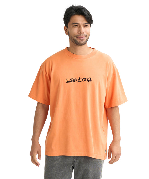 BILLABONG メンズ SLICE LOGO Tシャツ 【2026年春夏モデル】 ORG / XL