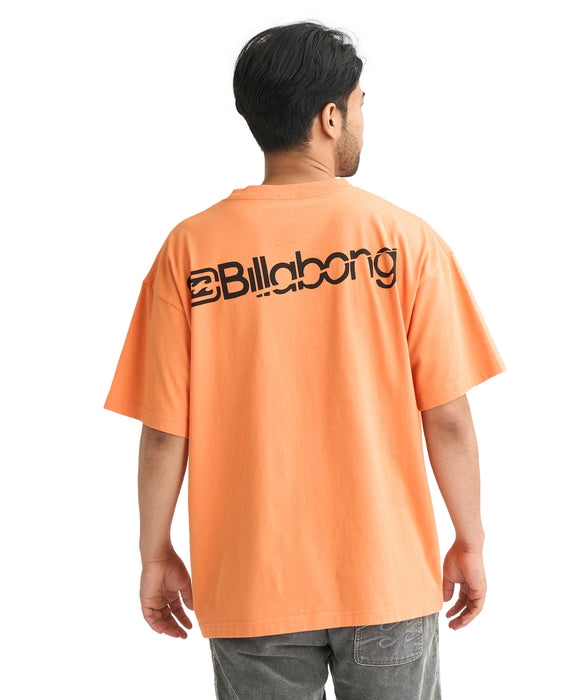 BILLABONG メンズ SLICE LOGO Tシャツ 【2026年春夏モデル】 ORG / XL