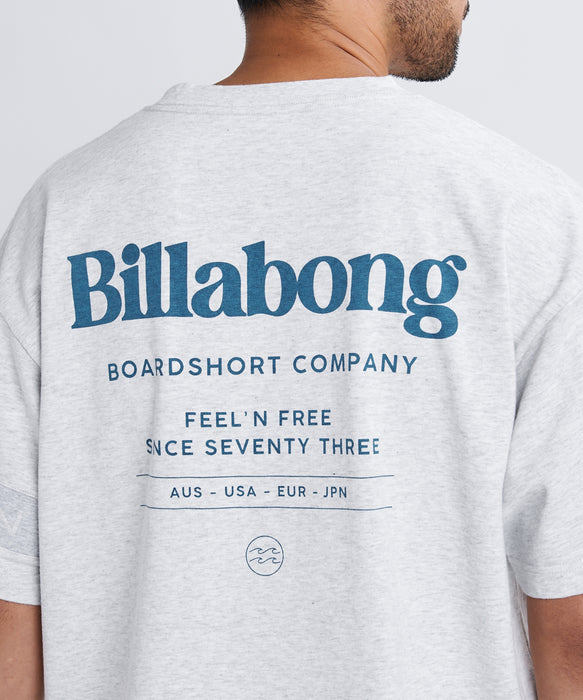 BILLABONG メンズ TITLE LINE Tシャツ 【2026年春夏モデル】 GRH / L