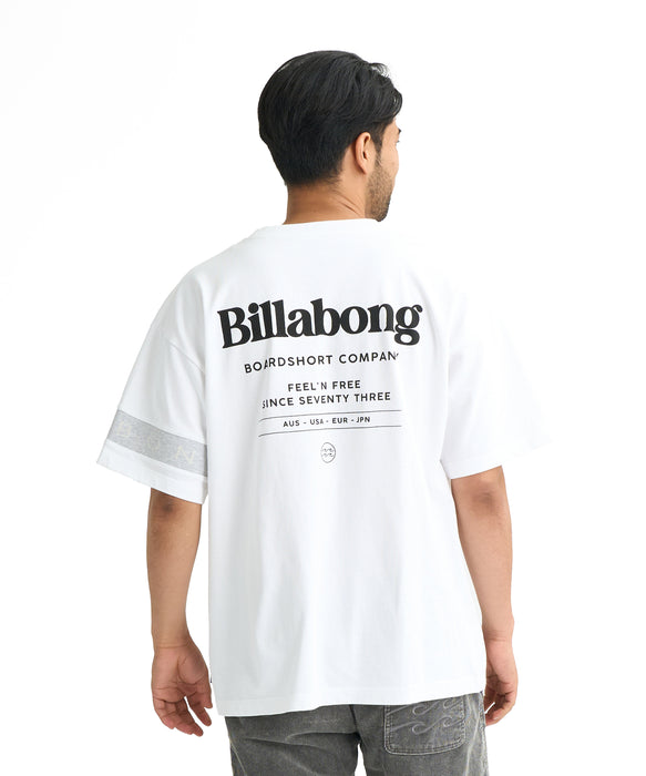 BILLABONG メンズ TITLE LINE Tシャツ 【2026年春夏モデル】 WHT / L