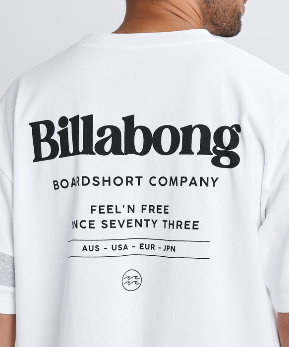 BILLABONG メンズ TITLE LINE Tシャツ 【2026年春夏モデル】 WHT / L