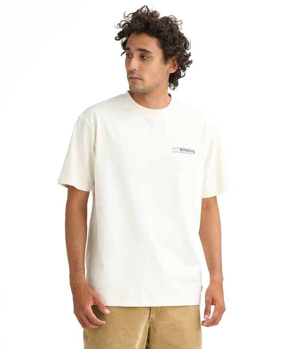 BILLABONG メンズ MAKE TRACKS Tシャツ 【2026年春夏モデル】 CRM / XL