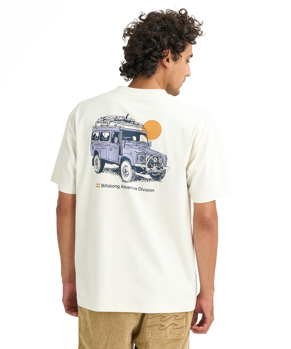 BILLABONG メンズ MAKE TRACKS Tシャツ 【2026年春夏モデル】 CRM / XL