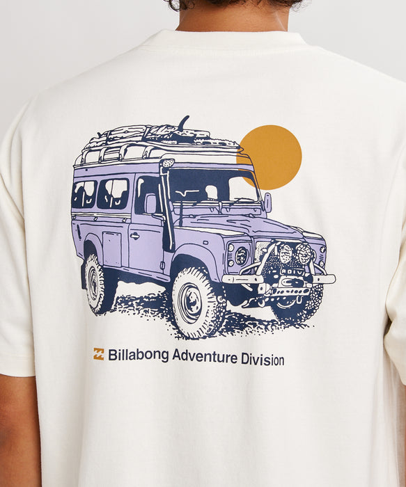 BILLABONG メンズ MAKE TRACKS Tシャツ 【2026年春夏モデル】 CRM / XL