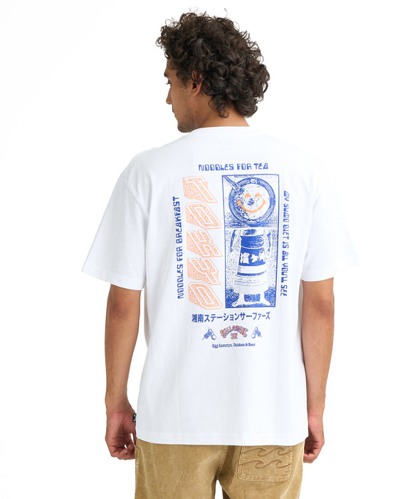 BILLABONG メンズ DESTINATION TOKYO Tシャツ 【2026年春夏モデル】 WHT / L