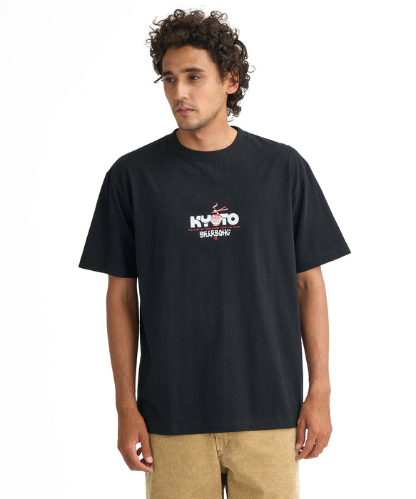 BILLABONG メンズ DESTINATION KYOTO Tシャツ 【2026年春夏モデル】 BLK / L