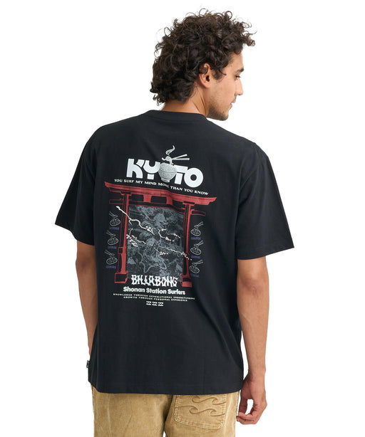BILLABONG メンズ DESTINATION KYOTO Tシャツ 【2026年春夏モデル】 BLK / L