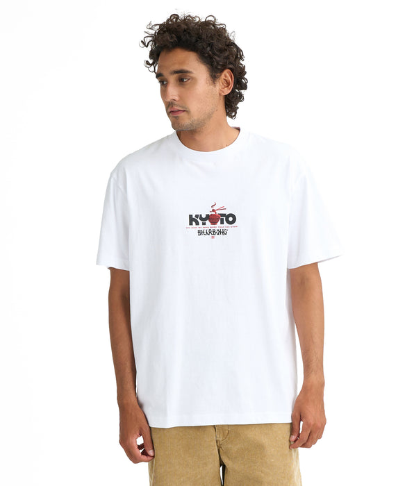BILLABONG メンズ DESTINATION KYOTO Tシャツ 【2026年春夏モデル】 WHT / L