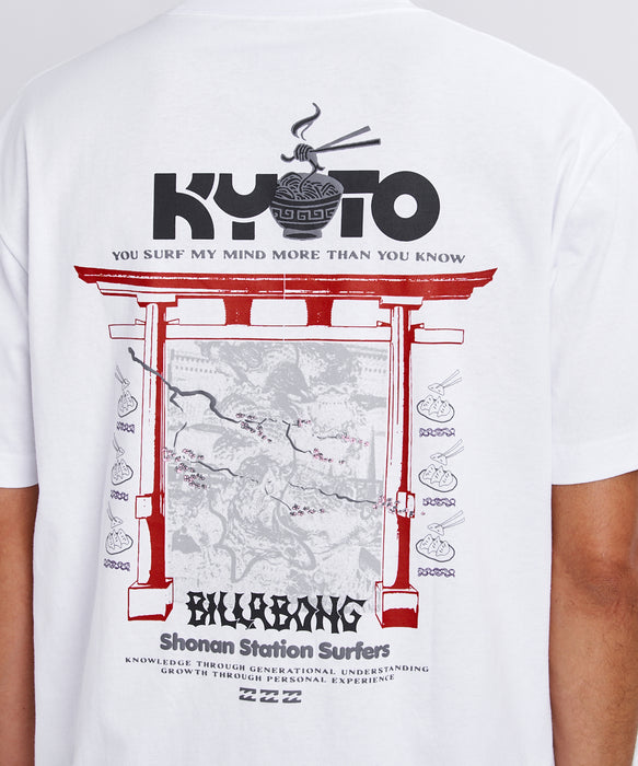 BILLABONG メンズ DESTINATION KYOTO Tシャツ 【2026年春夏モデル】 WHT / L