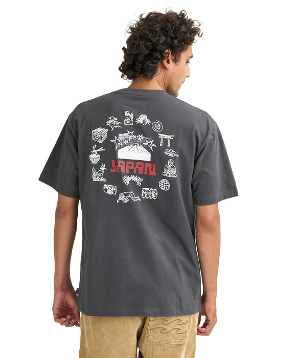 BILLABONG メンズ 【SHONAN STATION SURFERS】【OVER FIT】【USAコットン】DESTINATION JAPAN Tシャツ 【2026年春夏モデル】