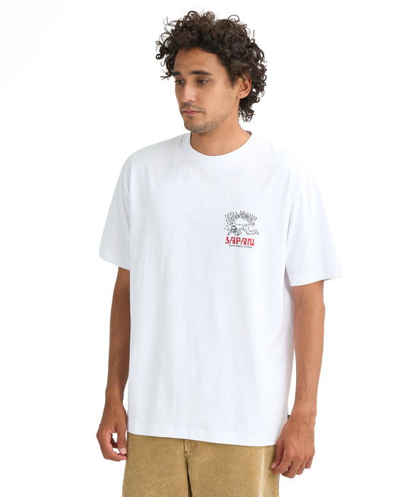 BILLABONG メンズ DESTINATION JAPAN Tシャツ 【2026年春夏モデル】 WHT / XL