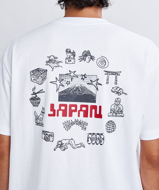 BILLABONG メンズ DESTINATION JAPAN Tシャツ 【2026年春夏モデル】 WHT / XL