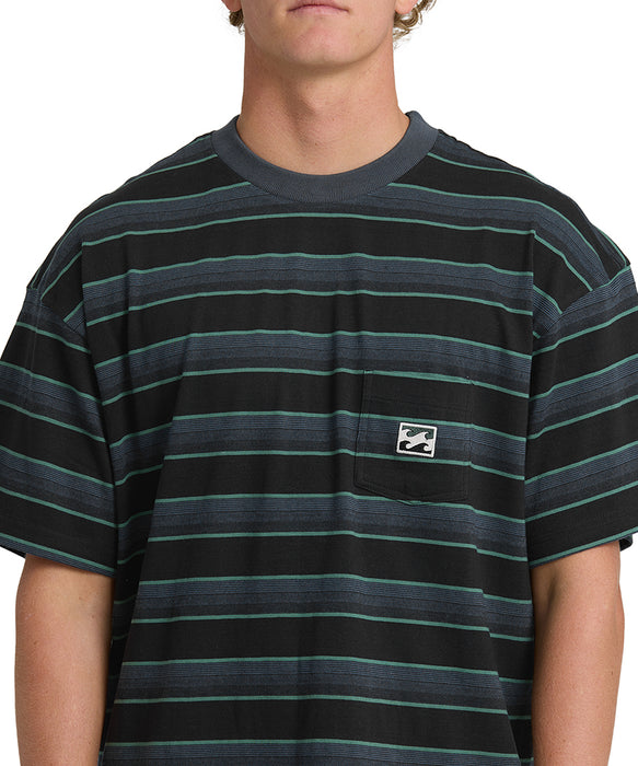 BILLABONG メンズ BAXTER CREW Tシャツ 【2026年春夏モデル】 BLK / L