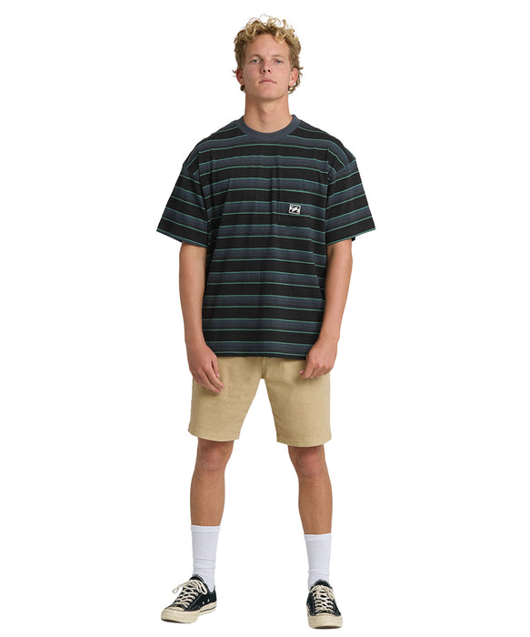 BILLABONG メンズ BAXTER CREW Tシャツ 【2026年春夏モデル】 BLK / L