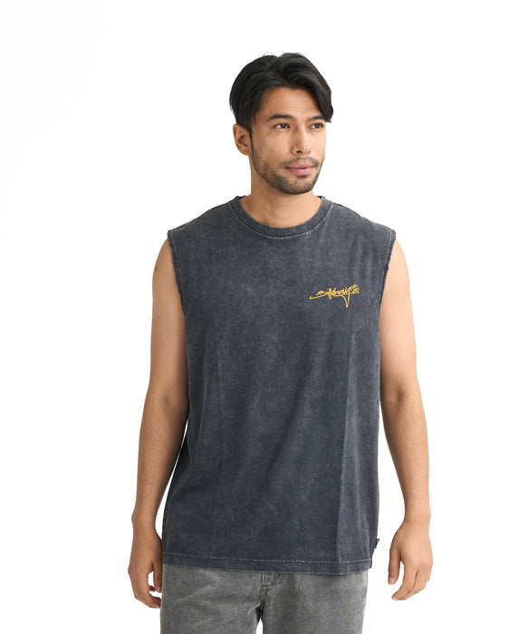 BILLABONG メンズ SCRIPT LOGO タンクトップ 【2026年春夏モデル】 BLK / XL