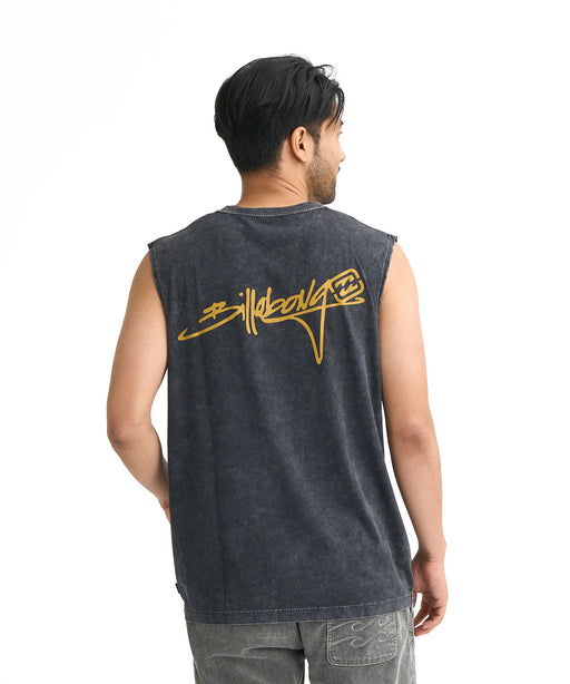 BILLABONG メンズ SCRIPT LOGO タンクトップ 【2026年春夏モデル】 BLK / XL