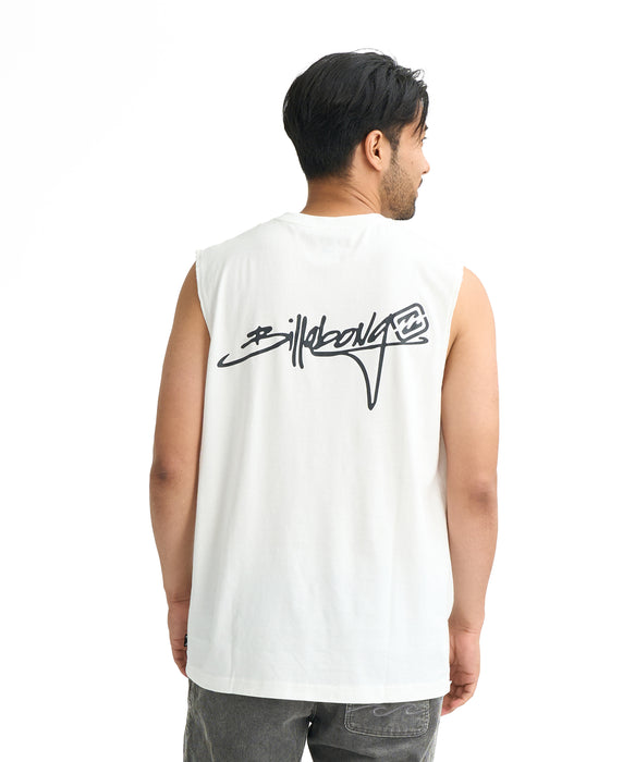 BILLABONG メンズ SCRIPT LOGO タンクトップ 【2026年春夏モデル】 OFF / XL
